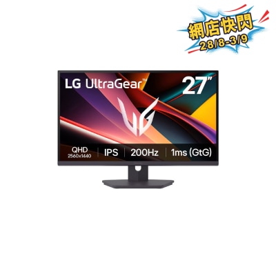 LG 樂金 UltraGear™ 27G610A B 27" QHD 200Hz 電競顯示屏 image
