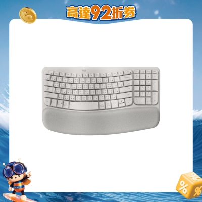 LOGITECH - Wave Keys Wireless Ergonomic Keyboard (CHT Ver)