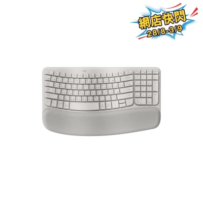 LOGITECH 羅技 Wave Keys 人體工學鍵盤 (中文版) image