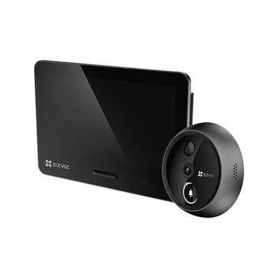 EZVIZ - EP4 4K Fully Wireless AI Doorbell Camera + Doorbell