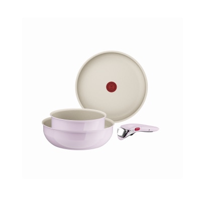 TEFAL 特福 - Ingenio Serenity 粉红色可拆式手柄4件套装 (L8304S04)