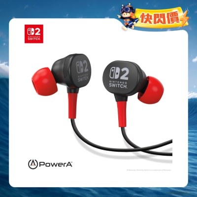 PowerA - 任天堂 Switch 2 官方授權有線耳機