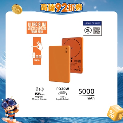inno3C 創品 - [CCC QR Code][CCC 3C 認證] M6 超薄磁吸無線充移動電源 5000mAh  移動電源