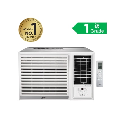 MIDEA 美的 - MW-09HRF8F 1匹變頻冷暖 窗口式冷氣機