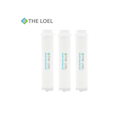 The LOEL - TLF-AS3 3入抗菌花洒头滤芯 (适用于TLV-50, TLV100 Plus & TLV200 过滤花洒)