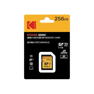 KODAK - SD 256GB UHS-I U3/V30/A1 memory card