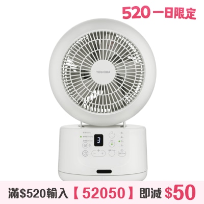 TOSHIBA 东芝 - F-DCE70HK(W) 6吋变频直流空气循环扇 风扇
