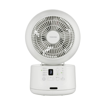 TOSHIBA - F-DCE70HK(W) 6" DC Air Circulation Fan with Inverter Motor Fan