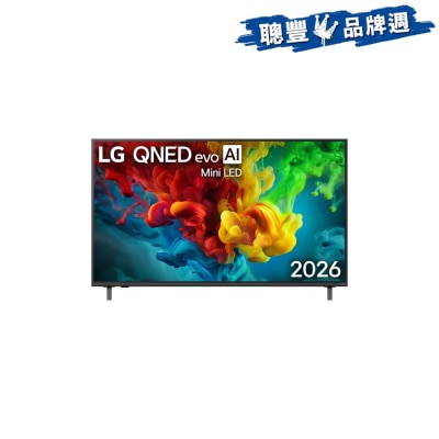 LG 乐金 - LG QNED evo AI QNED82 Mini LED 4K 智能电视 2026