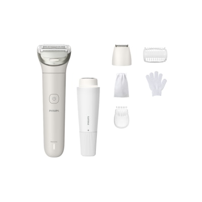 00 Cordless Wet & Dry Lady Shaver with Facial Hair Remover image