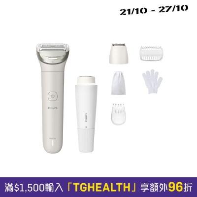 00 Cordless Wet & Dry Lady Shaver with Facial Hair Remover image