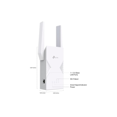TP Link RE235BE Dual Band BE3600 Wi Fi 7 EasyMesh Range Extender image