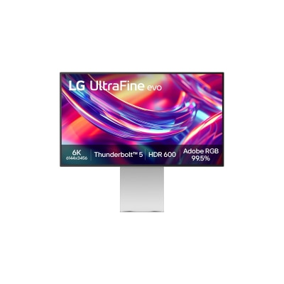 LG - 32U990A-S 32" UltraFine evo 6K Nano IPS Black Monitor with Thunderbolt 5