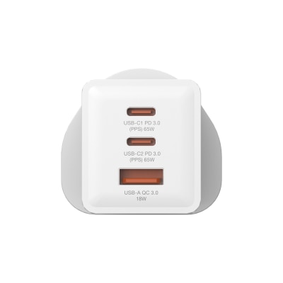 Hedonic - 3 Port PD 3.0 65W GAN Pro 快充充电器