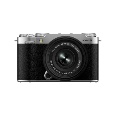 FUJIFILM - FUJIFILM X-M5 with XC 15-45mm f/3.5-5.6 Lens (Silver) Mirrorless Changeable Lens Camera