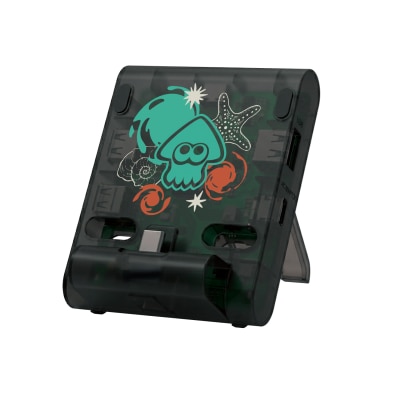 HORI - 便携式双USB集线器支架《斯普拉遁 涂击队》(NSX-242A) for Nintendo Switch 2