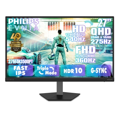 PHILIPS - EVNIA 27M4N3500PT 27" Fast IPS Triple Mode Gaming Monitor