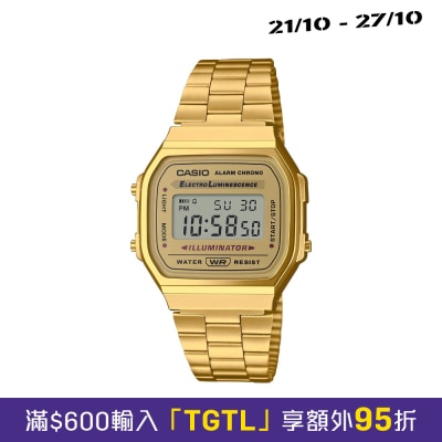 CASIO 卡西欧 手表 A168WG 9W image