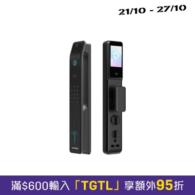 Delta A8 人臉和掌紋辨識智能門鎖 image
