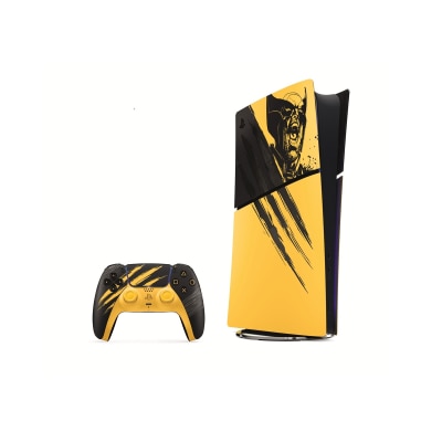 SONY PlayStation 5 PS5 Silm Digital Marvel's Wolverine Battle Yellow Limited Edition Console Bundle image