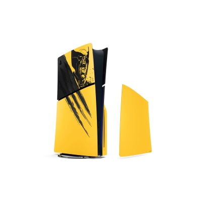 SONY - PlayStation 5 PS5 Slim Console Cover - Marvel's Wolverine Battle Yellow Limited Edition
