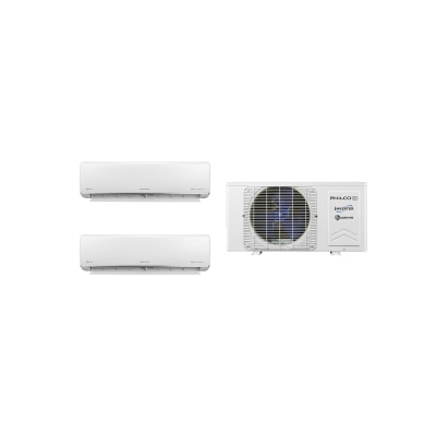 PHILCO 飛歌 PMSC09VE+PMSC09VE+PMSC18VC 1匹+1匹 纖巧一拖二變頻分體式冷氣機(淨冷型) 分體式冷氣機 image