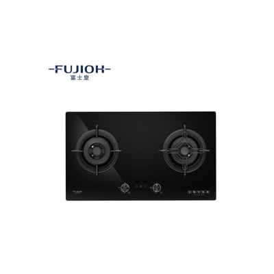 Fujioh FH GS6620 GLBK TG Built in 2 Ring Gas Hob (Town Gas) Built in Gas cooker image