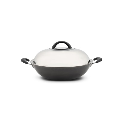 ecHome HCI36W 36cm Super Iron Wok Wok Pan image