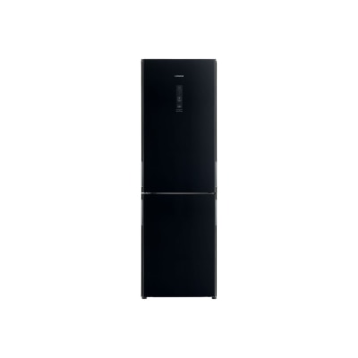 HITACHI R BX380PH9L 1 GBK 2 Door Bottom Freezer Inverter Fridge (Glass Black) Left Door Hinge Fridge image
