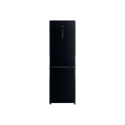 HITACHI R BX380PH9 1 GBK 2 Door Bottom Freezer Inverter Fridge (Glass Black) Fridge image