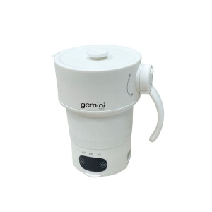 GEMINI GTK600WH 600ml Foldable Universal Voltage Travel Kettle