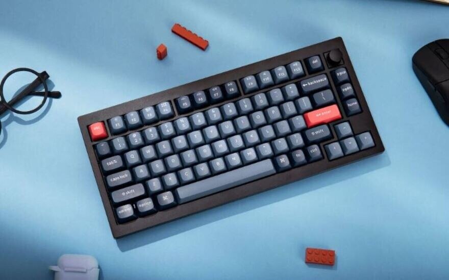 Keychron V1 Max Fully Assembled Knob Custom Keyboard - Gateron