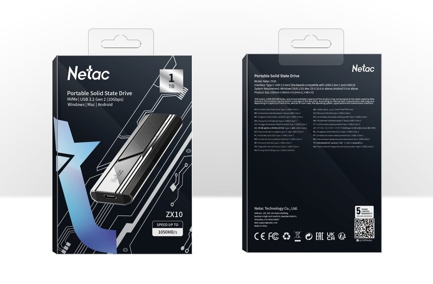 Netac ZX10 1TB Portable SSD | Fortress