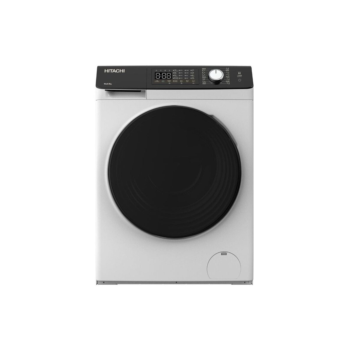 HITACHI 8KG 1200RPM Steam & Hygiene Inverter Front Load Washer