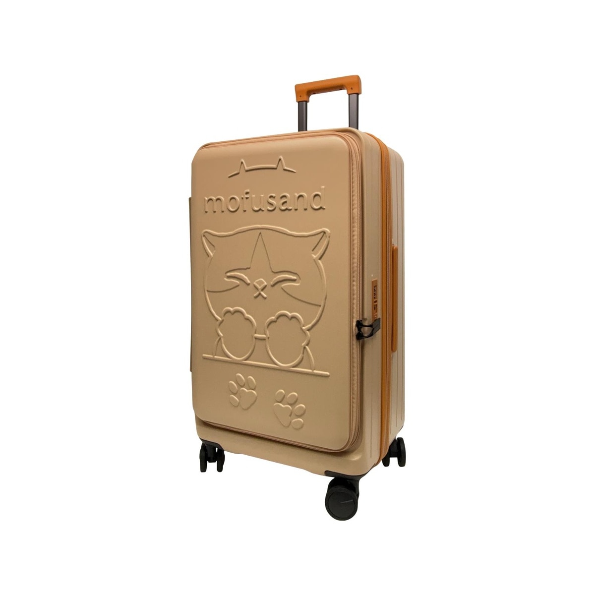Mofusand Mofusand PC Zipper Front Opening Suitcase 20