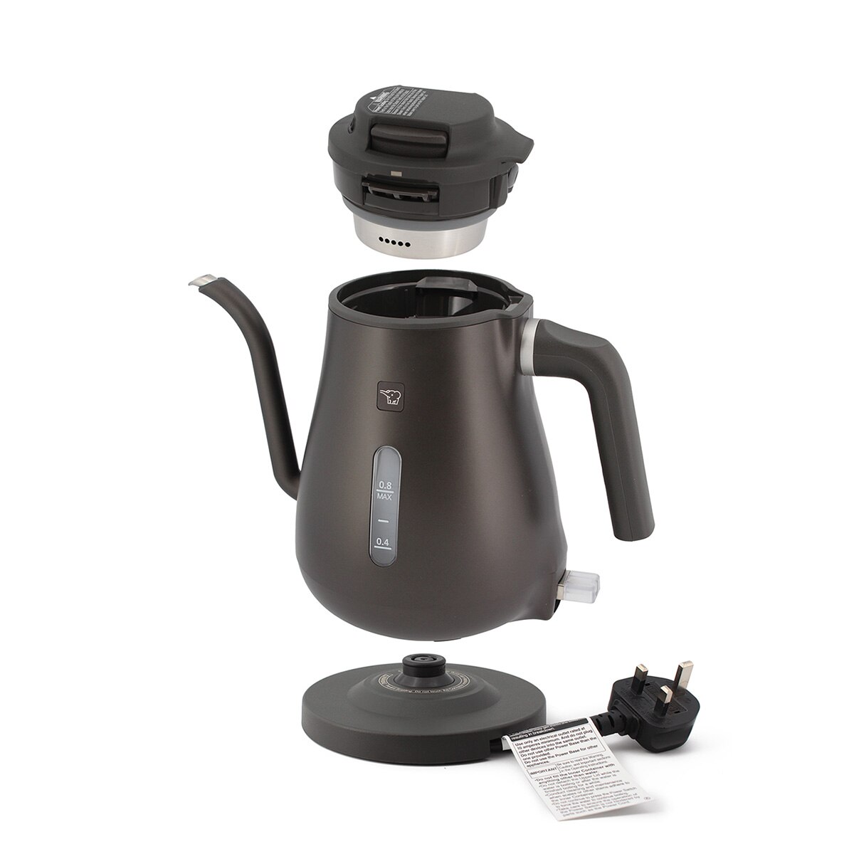 ZOJIRUSHI CK-LAQ08 BZ Electric Drip Coffee Kettle (0.8L) | Fortress