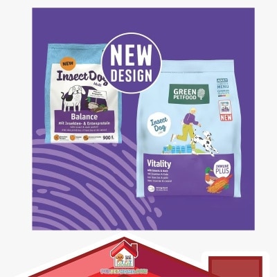 GREEN PETFOOD - Green Petfood 韩版~ 虫虫蛋白 体重管理/老犬防敏 鸭肉 狗干粮 7.5kg