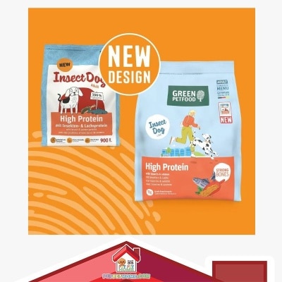 GREEN PETFOOD - Green Petfood 韩版~ 虫虫蛋白加倍皮肤防敏 三文鱼 狗干粮 7.5kg
