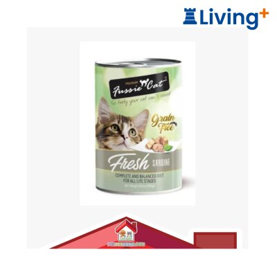 Fussie Cat Fussie Cat Canned Cat Food Sardines in Aspic (400g) New Pack image
