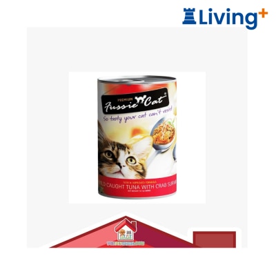 Fussie Cat Fresh Tuna and Crab For Cat Canned 400g image
