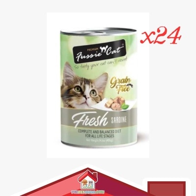 Fussie Cat Fussie Cat 高竇貓貓罐頭 沙甸魚 400g