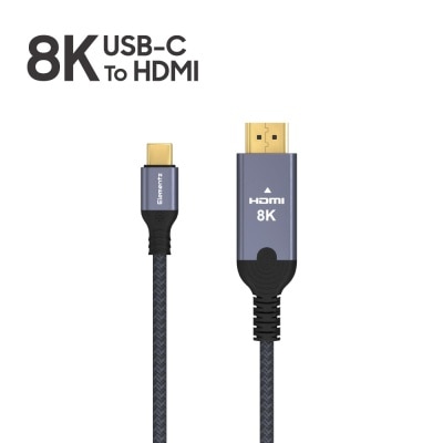 Elementz HC8K USB-C to HDMI 2.1 8K 高清影音轉接線 (2米 / 8K@60Hz / 4K@240Hz)