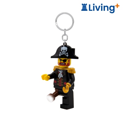 LEGO 樂高® Minifigures 鑰匙圈燈 紅鬍子海盜船長 (KE23H)