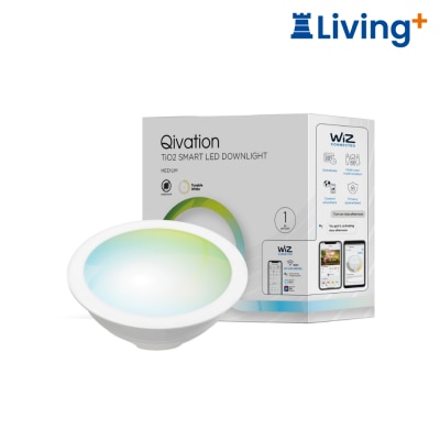Qivation 光觸媒智能LED 黃白光筒燈(中) image