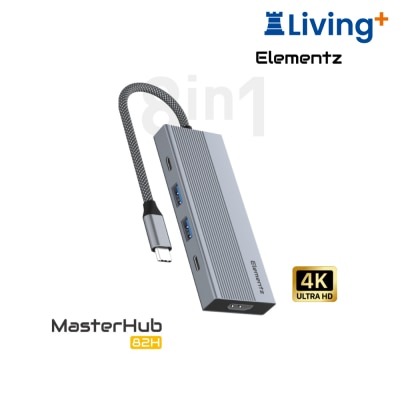 Elementz MasterHub 82H 8合1 USB C 多功能集线器 image