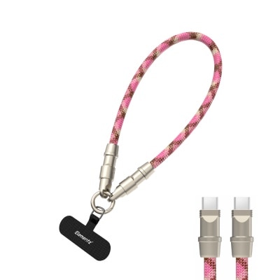Elementz NHC-30 USB-C to C 100W 手繩快速充電線 (30cm)  