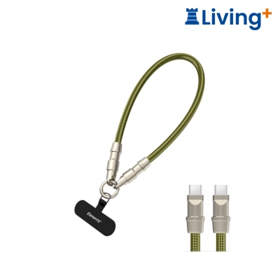 Elementz NHC-30 USB-C to C 100W 手繩快速充電線 (30cm)  