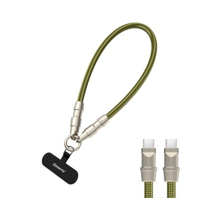 Elementz NHC-30 USB-C to C 100W 手繩快速充電線 (30cm)  