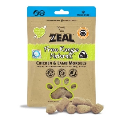 Zeal Zeal - Chicken & Lamb Morsels 冻干小食 鸡肉+羊肉 100g
