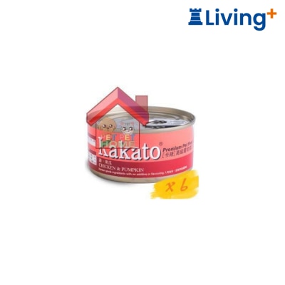Kakato Chicken & Pumpkin for Cat & Dog 70g * 6 can (710) image
